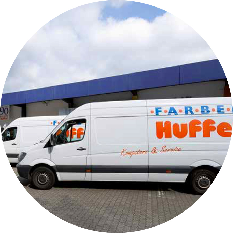 HUFFER FARBEN GmbH • Farben, Lacke, Tapeten und Bodenbeläge in Saarlouis, Saarbrücken und St. Wendel im Saarland.